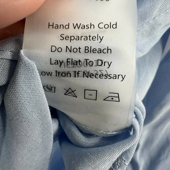 Universal Standard Light Blue Blouse - Picture 9 of 12